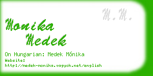 monika medek business card