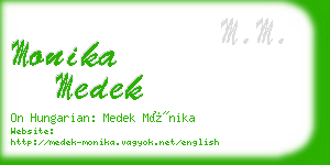 monika medek business card